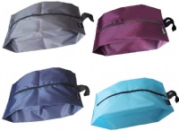 Misslo Portable Waterproof Nylon Travel Shoe Bags with Zipper Closure (Pack 4, MIX COLOR)