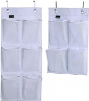 Misslo Over Door Organizer For Closet Pantry Narrow Door, Pack 2, White