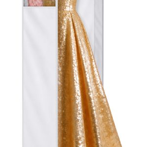 MISSLO 72" Wedding Dress Garment Bag Foldable Bridal Dress Bags for Gowns Long Garment Bags for Travel for Women Waterproof Hanging Wedding Dresses Storage Cover with Clear Window, White