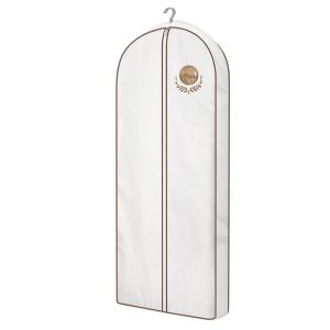 MISSLO 65" Garment Bags for Travel for Women with Self-Locking Zipper Waterproof Dress Bags for Gowns Long with Accessories Pockets Wedding Dress Bag Garment Covers for Hanging Clothes, Black